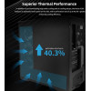 Lian Li Vector V100 White - 4 x 120mm Argb - Led Rgb Strip - Tempered Glass - Atx Case - (G99.V100RW.01)