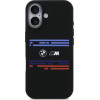 BMW M Silicon Horizontal Line Magsafe Case For Iphone 17 Black - (BMHMP17S25SHOTSK)