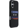 BMW M Silicon Horizontal Line Magsafe Case For Iphone 17 Black - (BMHMP17S25SHOTSK)