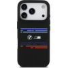 BMW M Silicon Horizontal Line Magsafe Case For Iphone 17 Pro Black - (BMHMP17L25SHOTSK)