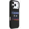 BMW M Silicon Horizontal Line Magsafe Case For Iphone 17 Pro Black - (BMHMP17L25SHOTSK)