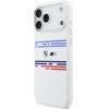 BMW M Silicon Horizontal Line Magsafe Case For Iphone 17 Pro Max White - (BMHMP17X25SHOTSH)