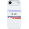 BMW M Silicon Horizontal Line Magsafe Case For Iphone Air White - (BMHMP17M25SHOTSH)