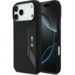BMW M Silicon Vertical Logo Magsafe Case For Iphone 17 Pro Max Black - (BMHMP17X25SDBSK)