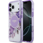 Guess Etui Iml Flower & Tonal Circle Magsafe Do Iphone 17 Pro Max Fioletowy - (GUHMP17XHFWBDCEU)