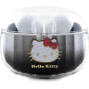 Hello Kitty Bluetooth Earphones Tws + Docking Station Black Gradient Electroplating Logo - (HKTWSHDGKEK)
