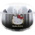 Hello Kitty Bluetooth Earphones Tws + Docking Station Black Gradient Electroplating Logo - (HKTWSHDGKEK)