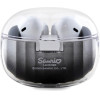 Hello Kitty Bluetooth Earphones Tws + Docking Station Black Gradient Electroplating Logo - (HKTWSHDGKEK)