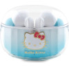 Hello Kitty Bluetooth Earphones Tws + Docking Station Blue Gradient Electroplating Logo - (HKTWSHDGKEQ)
