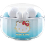 Hello Kitty Bluetooth Earphones Tws + Docking Station Blue Gradient Electroplating Logo - (HKTWSHDGKEQ)