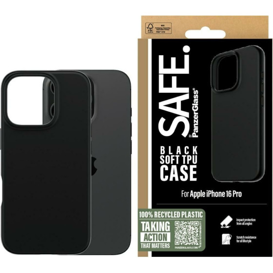 PanzerGlass Case Safe By Tpu For Iphone 16 Pro Black - (SAFE95901)