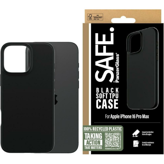 PanzerGlass Case Safe By Tpu For Iphone 16 Pro Max Black - (SAFE95903)