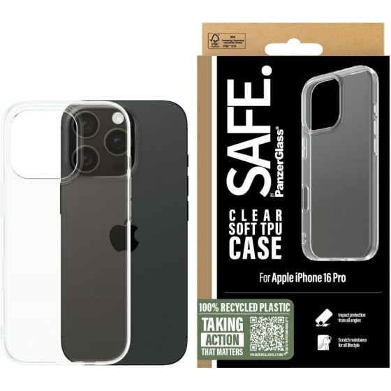 PanzerGlass Case Safe By Tpu For Iphone 16 Pro Transparent - (SAFE95897)