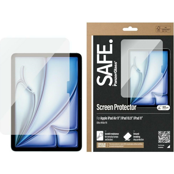 PanzerGlass Tempered Glass Safe By Ultra-Wide Fit For Ipad Air 11 (2024-2025) / Ipad 10.9 (2022) - (SAFE95858)