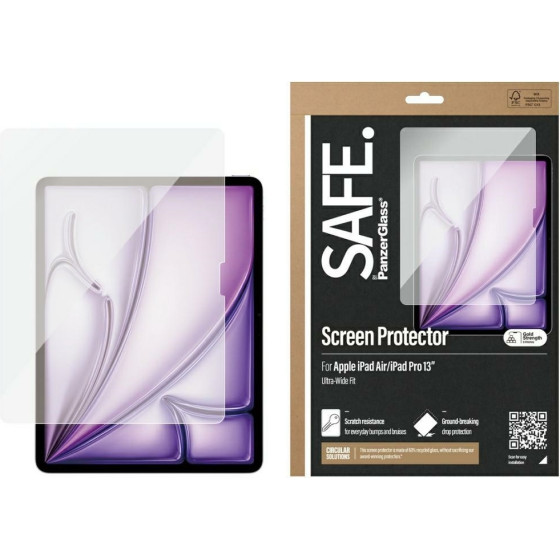 PanzerGlass Tempered Glass Safe By Ultra-Wide Fit For Ipad Pro 13 (2024) / Ipad Air 13 (2024-) - (SAFE95859)