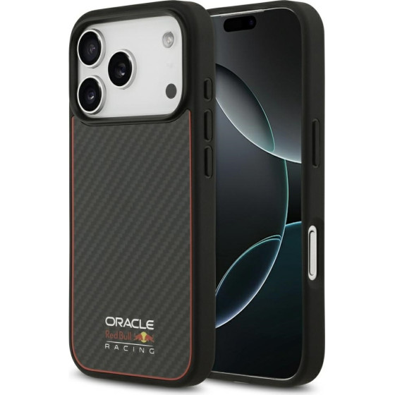 Red Bull Case Kevlar Logo Matt Magsafe For Iphone 17 Pro Black - (RBHMP17L24CFOSK)