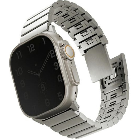UNIQ . Strap Strova Mag Apple Watch 42/44/46/45/49mm Series 1/2/3/4/5/6/7/8/9/10/11/SE/SE2/SE3/Ultra/ - (UNIQ-49MM-STRVMSIL)