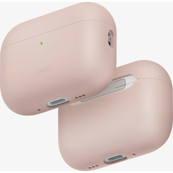 UNIQ Case Lino For Airpods Pro 3 Gen Silicone Pink - (UNIQ-AIRPODSPRO3-LINOBLPINK)