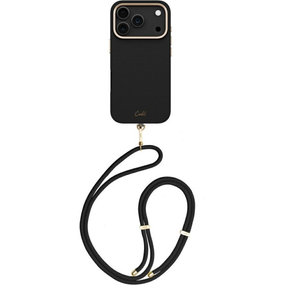 UNIQ Coehl Mirelle Case For Iphone 17 Pro Magnetic Charging Ebony - (UNIQ-IP6.3P(2025)-MIRMEBNY)
