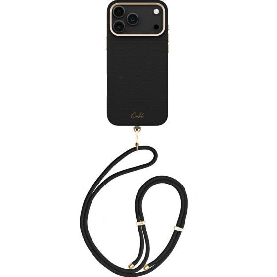UNIQ Coehl Mirelle Case For Iphone 17 Pro Max Magnetic Charging Ebony - (UNIQ-IP6.9P(2025)-MIRMEBNY)