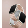 UNIQ Revix Premium Strap Apple Watch Series1-8/SE/SE2/SE3 38/40/41 Edition Reversible Mag pink-White - (UNIQ-41MM-REVPBPNKWHT)