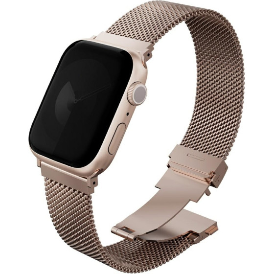 UNIQ Strap Dante Pro For Apple Watch 42/41/40mm Stainless Steel Metallic Rose - (UNIQ-42MM-DANPMRSE)