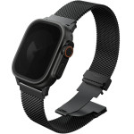 UNIQ Strap Dante Pro For Apple Watch 49/46/45/44mm Stainless Steel Graphite Black - (UNIQ-49MM-DANPGBLK)