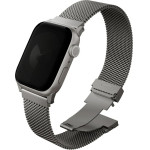 UNIQ Strap Dante Pro For Apple Watch 49/46/45/44mm Stainless Steel Titanium Silver - (UNIQ-49MM-DANPTSIL)
