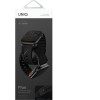 UNIQ Strap Fluo For Apple Watch 49/46/45/44/42/41/40mm Magnetic Black - (UNIQ-49-40MM-FLUOMBLK)