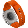 UNIQ Strap Fluo For Apple Watch 49/46/45/44/42/41/40mm Magnetic Orange - (UNIQ-49-40MM-FLUOVORG)
