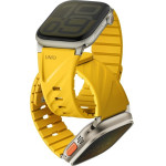UNIQ Strap Fluo For Apple Watch 49/46/45/44/42/41/40mm Magnetic Yellow - (UNIQ-49-40MM-FLUOGYEL)
