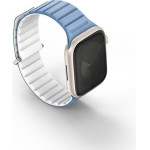 UNIQ Strap Revix Evo Apple Watch Series 1-9/SE/SE2/SE3 38/40/41mm Reversible Magnetic Blue - (UNIQ-41MM-REVEPBLUWHT)