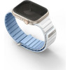 UNIQ Strap Revix Evo Apple Watch Series 1-9/SE/SE2/SE3 38/40/41mm Reversible Magnetic Blue - (UNIQ-41MM-REVEPBLUWHT)