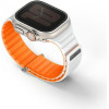 UNIQ Strap Revix Evo Apple Watch Series 1/2/3/4/5/6/7/8/9/SE/SE2/SE3/Ultra1/2 42/44/45/49mm Reversib - (UNIQ-49MM-REVEAORGWHT)