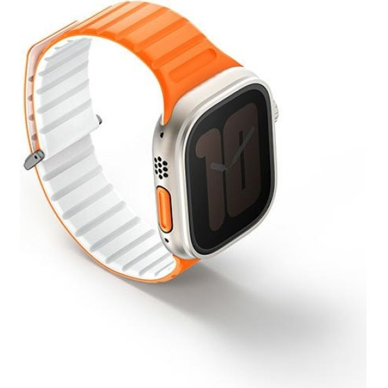 UNIQ Strap Revix Evo Apple Watch Series 1/2/3/4/5/6/7/8/9/SE/SE2/SE3/Ultra1/2 42/44/45/49mm Reversib - (UNIQ-49MM-REVEAORGWHT)