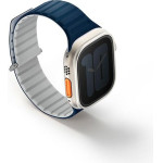 UNIQ Strap Revix Evo Apple Watch Series 1/2/3/4/5/6/7/8/9/SE/SE2/SE3/Ultra1/2 42/44/45/49mm Reversib - (UNIQ-49MM-REVERBLUCHK)