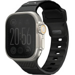 UNIQ Strap Stride Apple Watch Series 1/2/3/4/5/6/7/8/9/SE1/2/3/Ultra1/2/3 42/44/45/49mm Fkm Rubber - (UNIQ-49MM-STRIMBLK)
