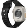 UNIQ Strap Stride Apple Watch Series 1/2/3/4/5/6/7/8/9/SE1/2/3/Ultra1/2/3 42/44/45/49mm Fkm Rubber - (UNIQ-49MM-STRIMBLK)