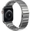 UNIQ Strova Strap Apple Watch 42/44/45mm Series 1/2/3/4/5/6/7/8/9/10 Stainless Steel Sterling Silver - (UNIQ-44MM-STRVSIL)