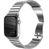 UNIQ Strova Strap Apple Watch 42/44/45mm Series 1/2/3/4/5/6/7/8/9/10 Stainless Steel Sterling Silver - (UNIQ-44MM-STRVSIL)