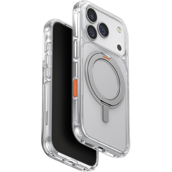 UNIQ Swivix Case For Iphone 17 Pro 360 Rotating Kickstand Transparent - (UNIQ-IP6.3P(2025)-SWVLCLR)