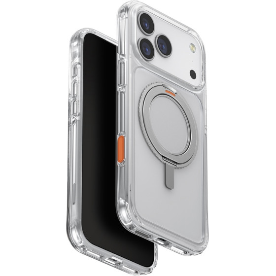 UNIQ Swivix Case For Iphone 17 Pro Max 360 Rotating Kickstand Transparent - (UNIQ-IP6.9P(2025)-SWVLCLR)