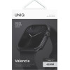 UNIQ Valencia Case Apple Watch Series 42mm Midnight Black - (UNIQ-42MM-VALMBLK)