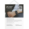 UNIQ Valencia Case Apple Watch Series 42mm Midnight Black - (UNIQ-42MM-VALMBLK)