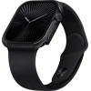 UNIQ Valencia Case Apple Watch Series 46mm Midnight Black - (UNIQ-46MM-VALMBLK)