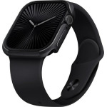 UNIQ Valencia Case Apple Watch Series 46mm Midnight Black - (UNIQ-46MM-VALMBLK)