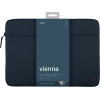 UNIQ Vienna Case Laptop Sleeve 14 Indigo Blue Waterproof Rpet - (UNIQ-VIENNA(14)-INDBLUE)