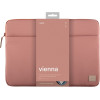UNIQ Vienna Case Laptop Sleeve 14 Peach Pink Waterproof Rpet - (UNIQ-VIENNA(14)-PEAPINK)