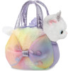 Fancy Pal - Plush Toy Princess Kitty Big Bow With Silver Crown In Colorful Bag 20 Cm Eco-Friendly - (61539)