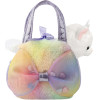 Fancy Pal - Plush Toy Princess Kitty Big Bow With Silver Crown In Colorful Bag 20 Cm Eco-Friendly - (61539)